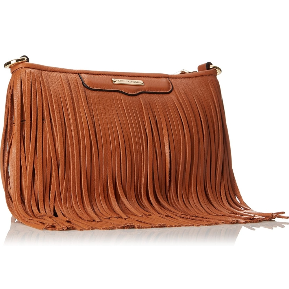 Rebecca Minkoff Finn Crossbody Leather Bag Brown